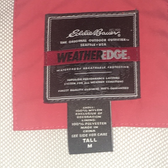 Eddie Bauer WeatherEdge Jacket w/removable hood - Medium Tall - Picture 12 of 17